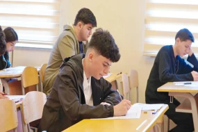 Bu gün buraxılış imtahanı keçirildi