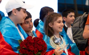 Şəhidin övladları Olimpiadada&nbsp; qızıl və bürünc medal qazandı - Fotolar