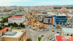 Bakıda yeni yolun inşası ilə bağlı SON VƏZİYYƏT - VİDEO