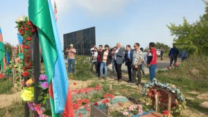 Xarici səyyahlar Ağdamda oludular - FOTO