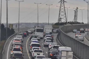 Bakıda yol qəzası - Tıxac yarandı 