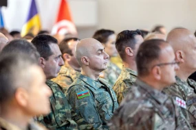 Hərbçilərimiz NATO təlimində - FOTOLAR