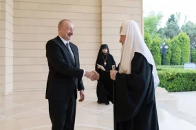 Prezident Patriarx Kirill ilə görüşdü- FOTO - YENİLƏNİB&nbsp;&nbsp;