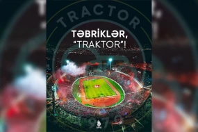 AFFA \"Traktor\"u təbrik etdi
