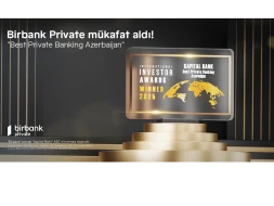 Birbank “Best Private Banking Azerbaijan” mükafatına layiq görüldü