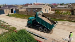 Mətbuat küçəsi təmir edilir - VİDEO/FOTO