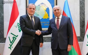 Ceyhun Bayramov iraqlı həmkarı ilə görüşdü