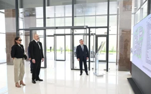 İlham Əliyevlə xanımı Şuşa Müalicə-Sağlamlıq Mərkəzinin AÇILIŞINDA
