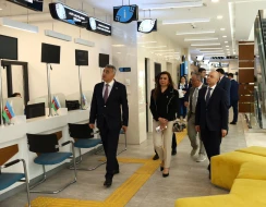 Vəkillər Kollegiyasının sədri və qonaqlar Gəncədə “ASAN xidmət”də - FOTOLAR