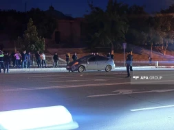 Naxçıvanda maşın 4 nəfəri vurdu - FOTO