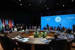 Prezident Budapeştdə təltif olunma mərasimində iştirak etdi