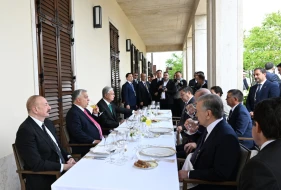 Prezidentlərə təqdim olunan yemək menyusu - FOTO