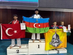 Gənc karateçimiz Avropa çempionu oldu - FOTO