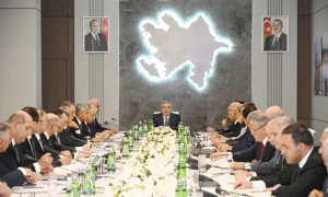 Samir Nuriyev Ağdamda iclas keçirdi - FOTOLAR