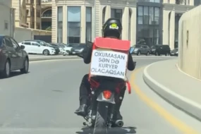 Bir cümlə ilə gündəmə gələn gənc danışdı