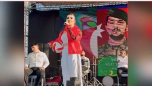 Şəhid şəkilləri önündə rəqs:&nbsp;Müğənni tənqid olundu - VİDEO