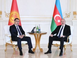 Sadır Japarov İlham Əliyevi təbrik etdi