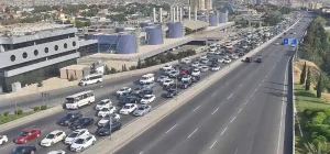 Hazırda bu yollarda tıxac var
