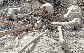 Binanın anbarında 3 nəfərin skeleti tapıldı