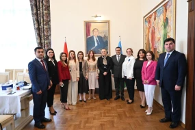 Türkiyədə “Azərbaycan dilinin tədrisi ocağı”nın açılışından&nbsp;FOTOLAR