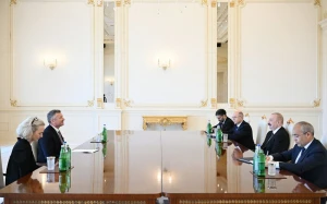 İlham Əliyev “ExxonMobil” şirkətinin vitse-prezidentini qəbul edtdi