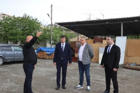 \"Azəriqaz\" İB Qarabağ RQİİ-də görülən işlərlə tanış oldular - FOTOLAR