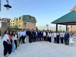 Elxan Nəcəfov Qarabağ Universitetində tələbələrlə görüşdü