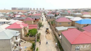 Şəhidlərin adlarını daşıyan 2 küçədə təmir işləri aparılır - VİDEO/FOTO