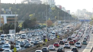Bakının bu yollarında sıxlıq var - SİYAHI