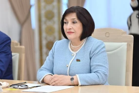 Sahibə Qafarova Qazaxıstanda səfərdədir