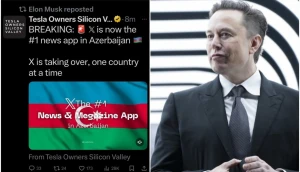 İlon Maskdan Azərbaycan PAYLAŞIMI