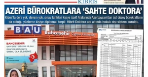 “Azərbaycanlı məmurlara saxta doktorantura diplomları verilir” - Şimali Kipr mediasından ŞOK İDDİA