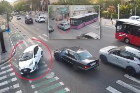 Sürücülərin törətdiyi qəzaların ANBAAN GÖRÜNTÜLƏRİ