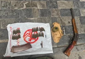 Bakıda silah-sursat aşkarlandı - VİDEO