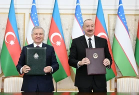 Azərbaycan ilə Özbəkistan arasında imzalanmış sənədlər mübadilə edildi