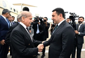 Şahbaz Şərifin Azərbaycana səfəri başladı