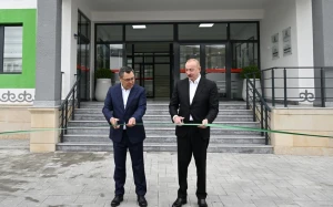 Xıdırlıda Ayköl Manas adına məktəbinin açılışından FOTOLAR