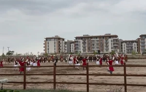Ölkə liderləri Qarabağ atlarının \"Zəfər\" şousunu izlədilər&nbsp;