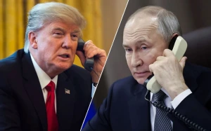 Trampla Putin telefon danışığına başladı