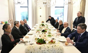 Şuşada rəsmi nahar - FOTOLAR