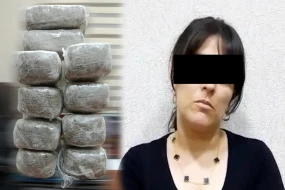 Bakıda qadının evindən 10 kq narkotik aşkarlandı - VİDEO