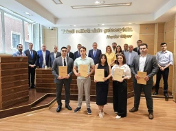 Anar Bağırovun sədrliyi ilə BDU-da  növbəti müdafiə mərhələsi - FOTOLAR