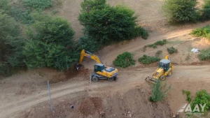 Hamarmeşə–Bibiyani avtomobil yolu yenidən qurulur - VİDEO/FOTO