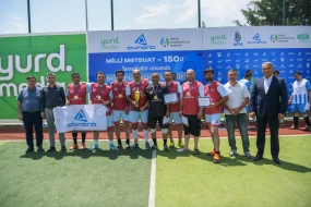 Jurnalistlər arasında keçirilən futbol çempionatının qalibi müəyyən olundu - FOTOLAR
