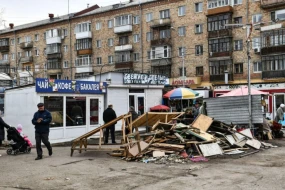 Yekaterinburqda Azərbaycan bazarı söküldü - FOTOLAR