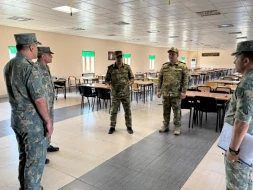 Hərbi prokurorun hərbi qulluqçularla görüşü keçirildi - FOTOLAR