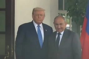 Trampla Paşinyanın görüşü başladı - VİDEO