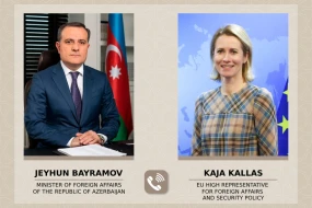 Ceyhun Bayramov Kaya Kallasla telefon danışdı
