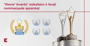 Kapital Bank 5 nominasiyada nüfuzlu “Stevie Awards” mükafatına layiq görüldü