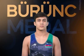 Güləşçmizi bürünc medal qazandı
